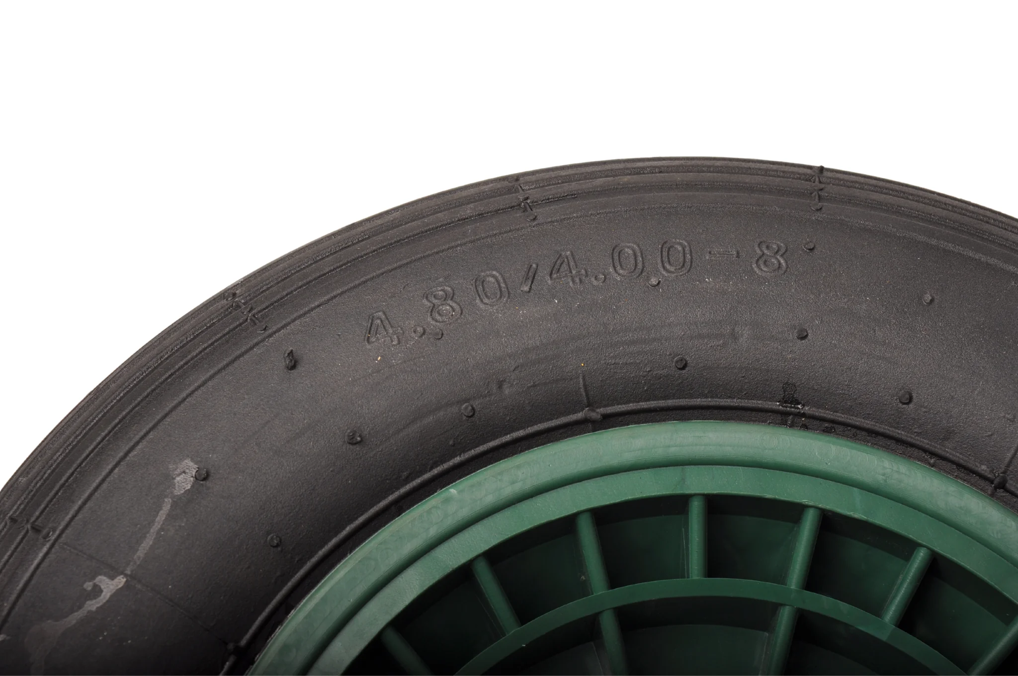 Schubkarrenrad - 4.00-8 - Luftbereifung und Kunststoff-Felge - Tragfähigkeit: 150 kg - Achsloch/Nabendurchmesser: 20 mm - inkl. Rollenlager - Image 6