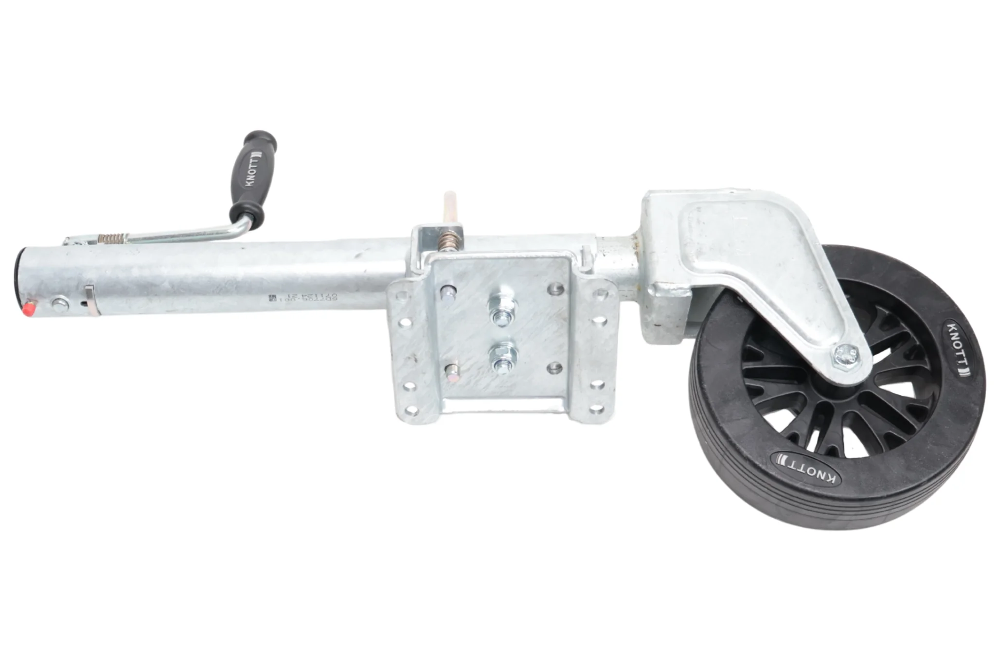 Schwenkbares Stützrad - 60 mm - Tragfähigkeit: 550 kg - seitliche Kurbel - Image 3