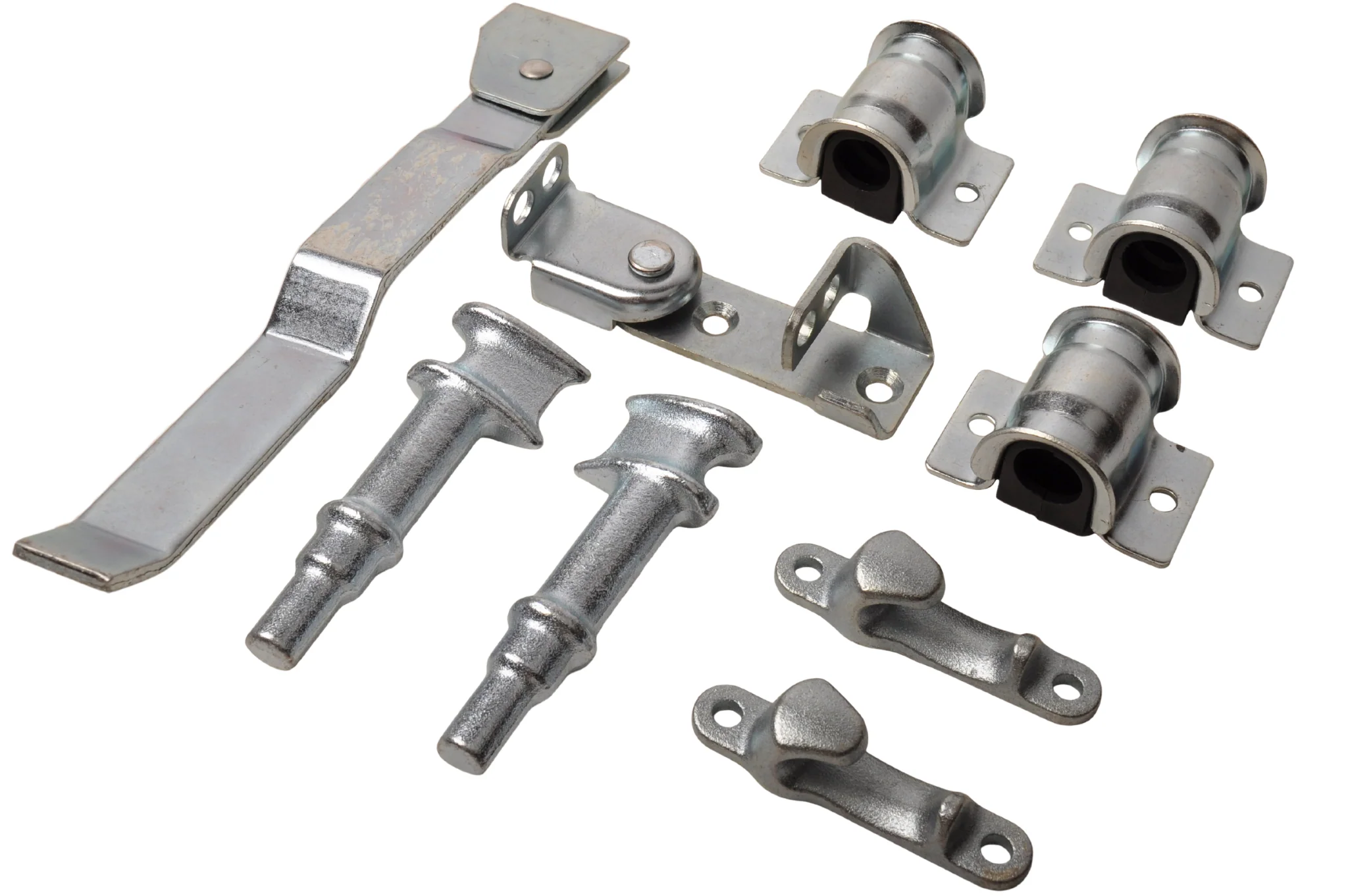 Verzinktes Stangenschloss - rechts - für Ø22 mm Stange