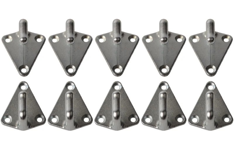 Seilhaken Metall 40x45 mm - 10 Stück verpackt im Blister