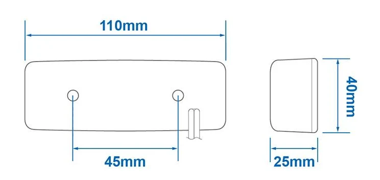 Rechteckige Begrenzungsleuchte - orange/gelbe Markierungsleuchte - einzelne Kabelverbindung - LED - Image 6