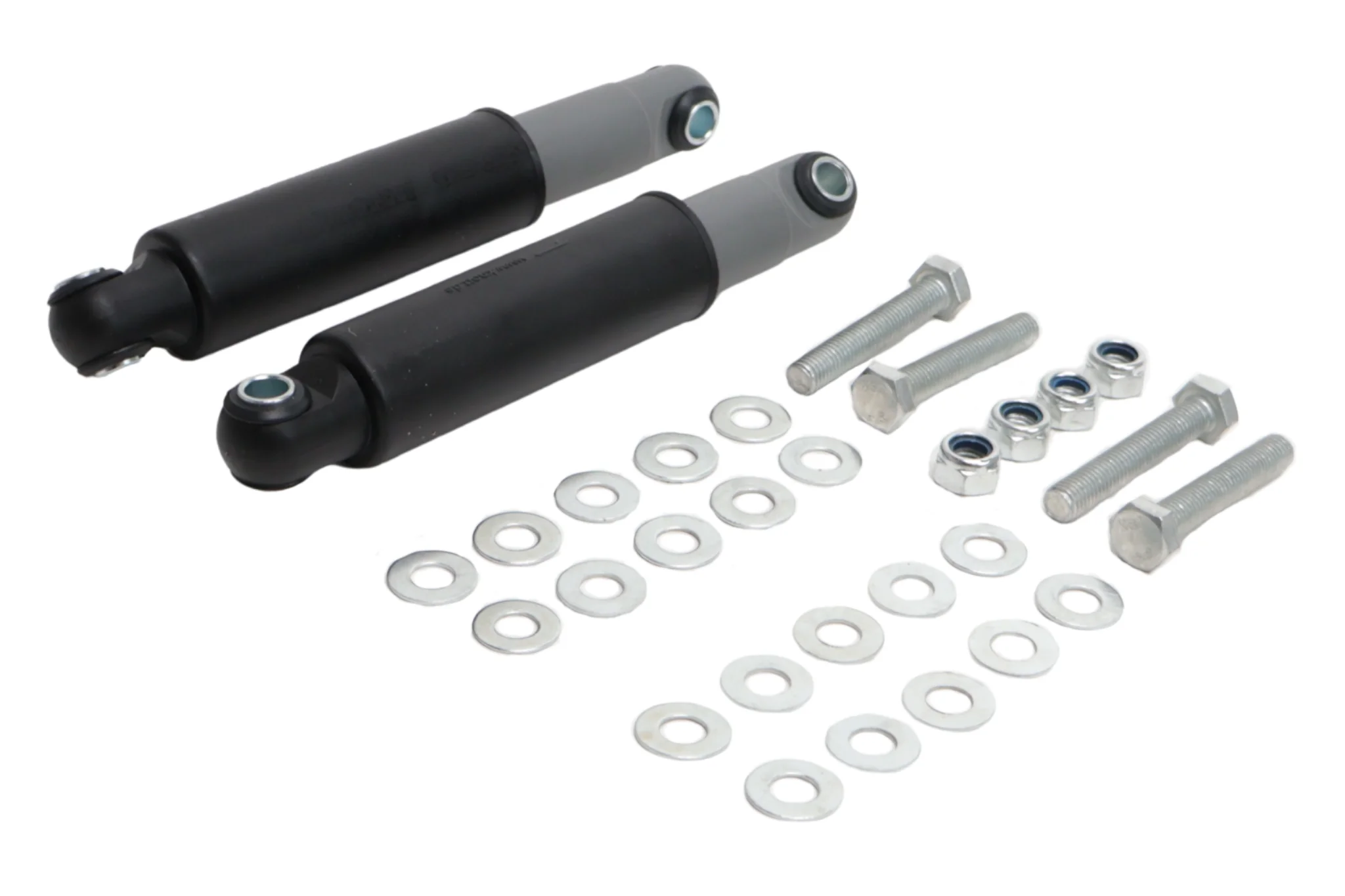 Set aus 2 originalen KNOTT Stoßdämpfern (Nr. 990020) - bis 3500 kg - inklusive Befestigungsmaterial