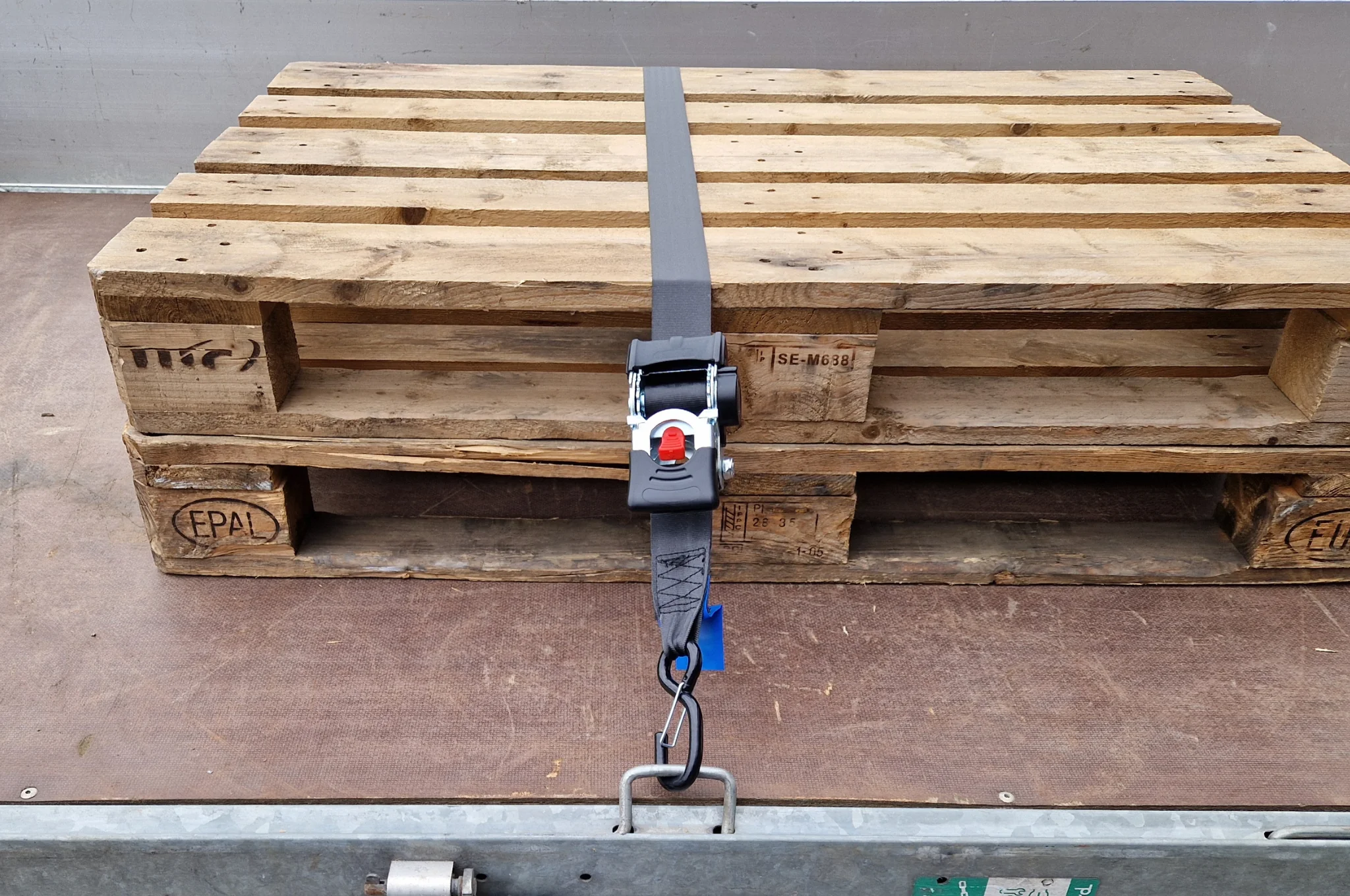 2 Stück Spanngurte automatisch - 180x5 cm - Bruchlast 1500 kg - inkl. S-Haken und Sicherungsfeder - Image 6