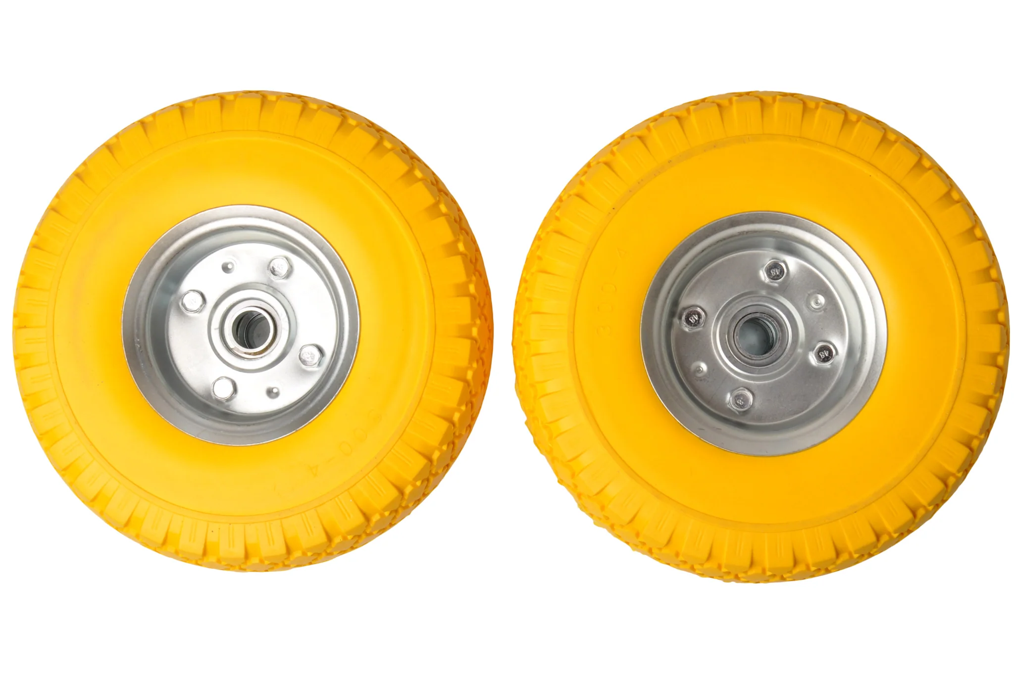 2 Stück Premium Sackkarrenrädern - 3.00-4 - pannensicheren - Nabendurchmesser: 20 mm - Nabenlänge: 55 mm - Image 4