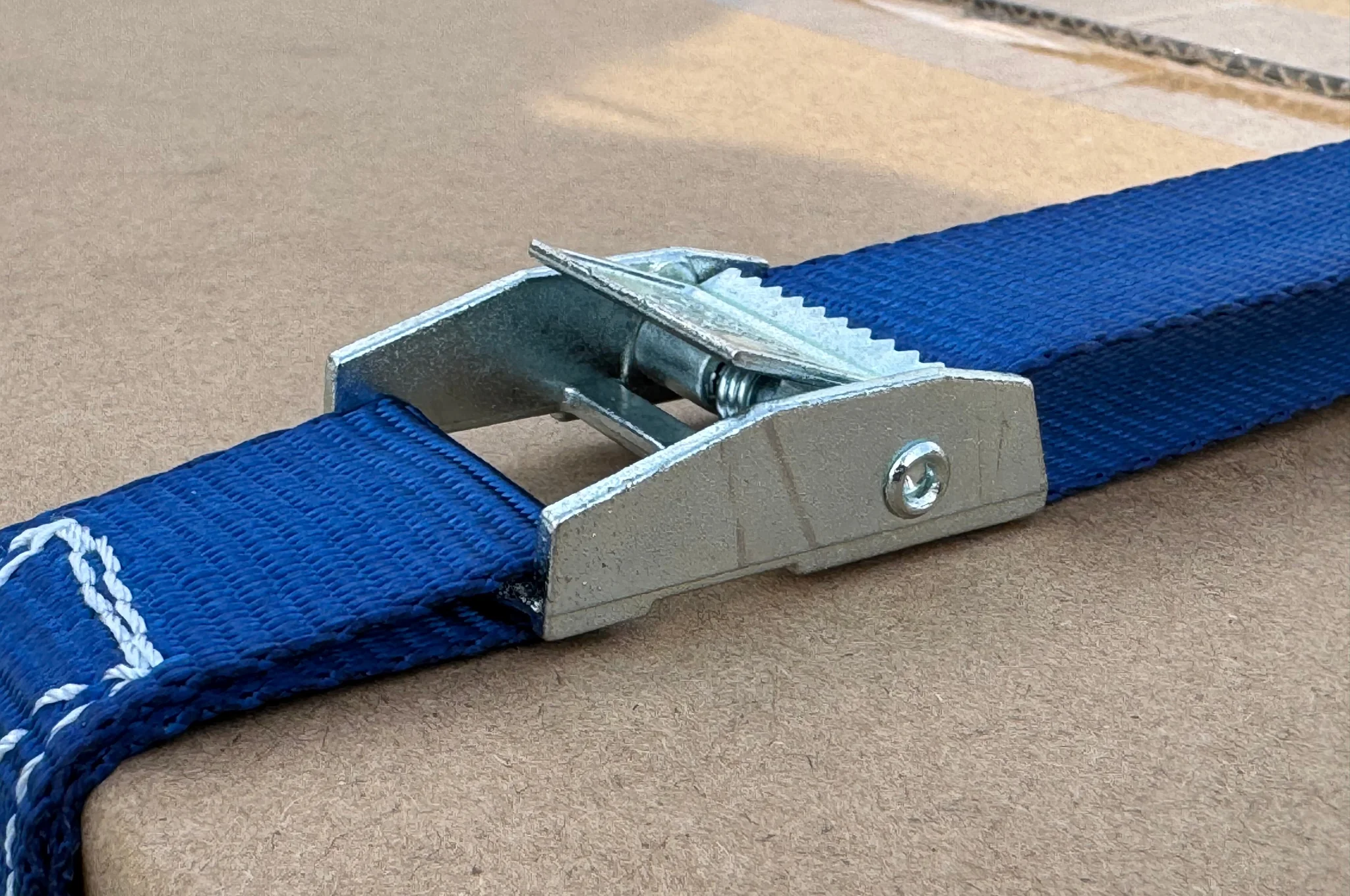 4 Stück Spanngurte - 300x2,5 cm - blau - Bruchlast 250 kg - Image 4