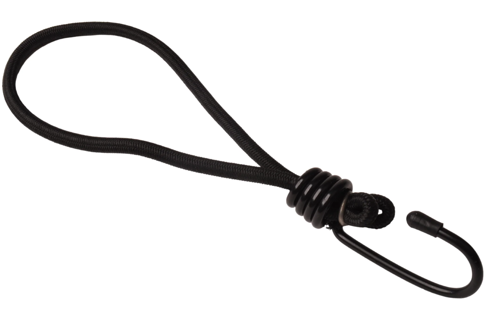Spanngummi mit Haken (schwarz) 230 mm