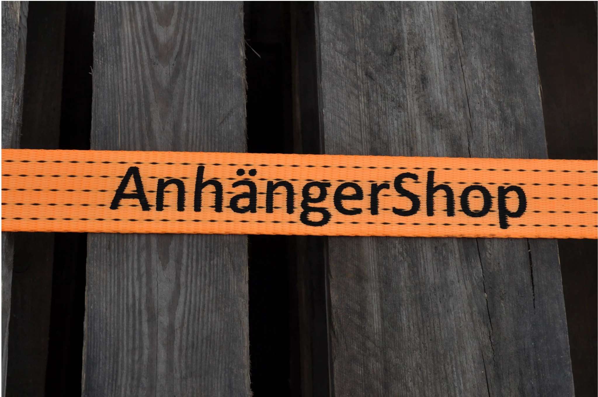 Premium-Spanngurt - 800x5 cm - orange - Bruchlast 5000 kg - 2-teilig - AnhängerShop Aufdruck - Image 4