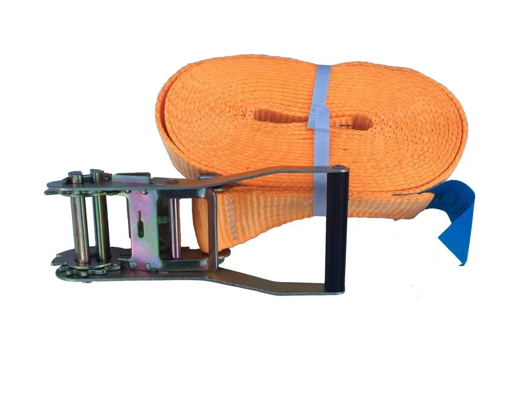 Premium-Spanngurt - 800x5 cm - orange - Bruchlast 5000 kg - 2-teilig - AnhängerShop Aufdruck - Image 8