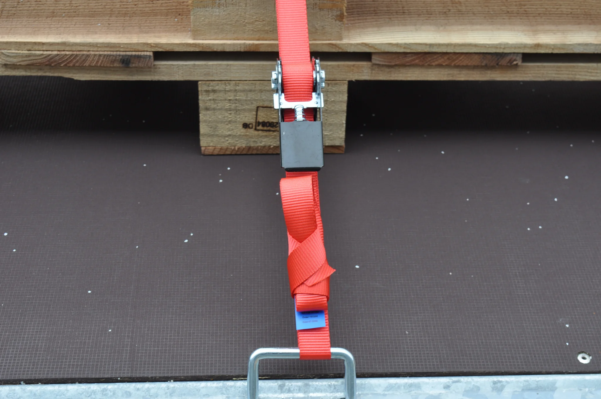 2 Stück Spanngurte - 500x2,5 cm - rot - Bruchlast 750 kg - Image 6