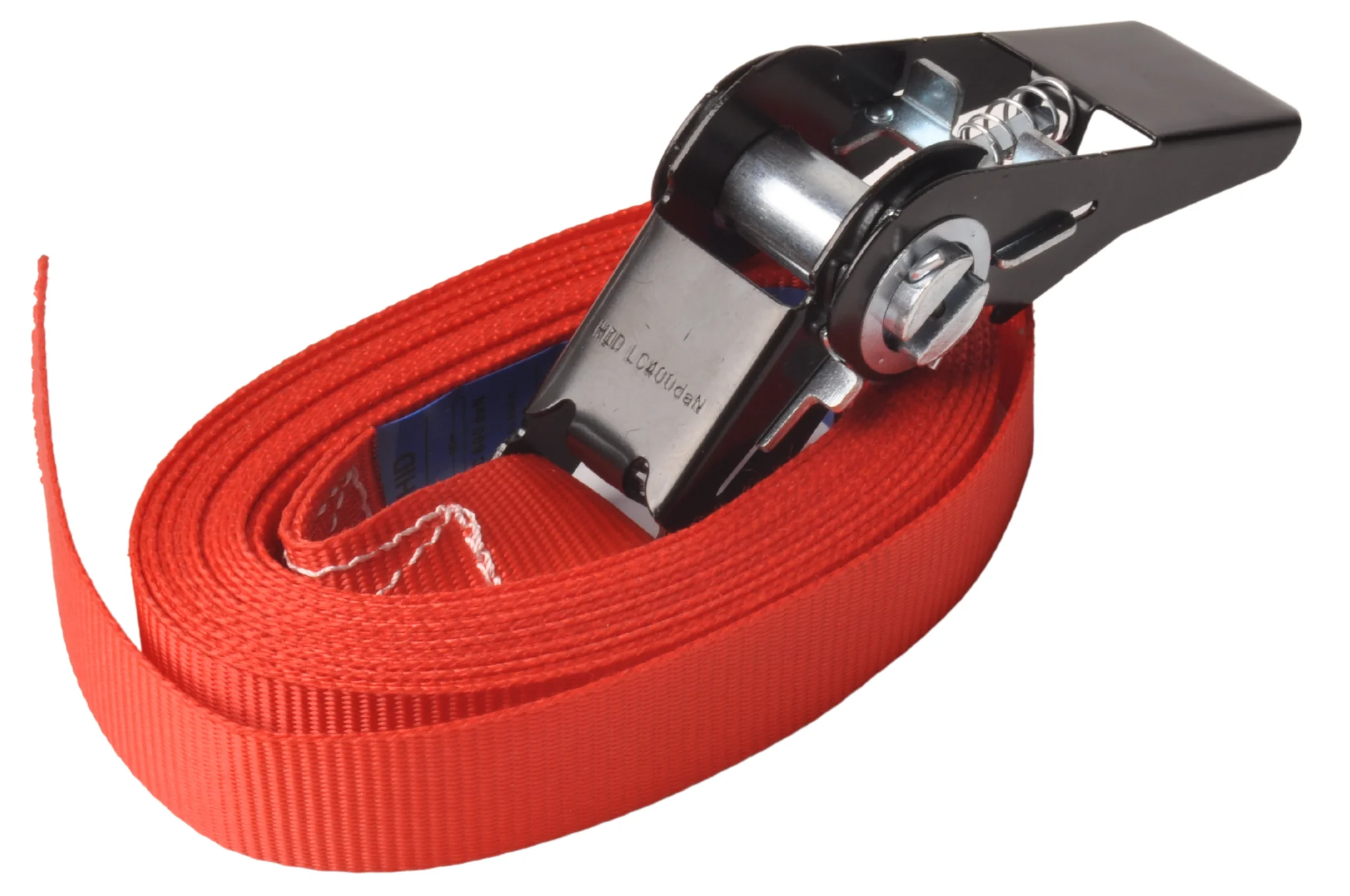 2 Stück Spanngurte - 500x2,5 cm - rot - Bruchlast 750 kg - Image 9