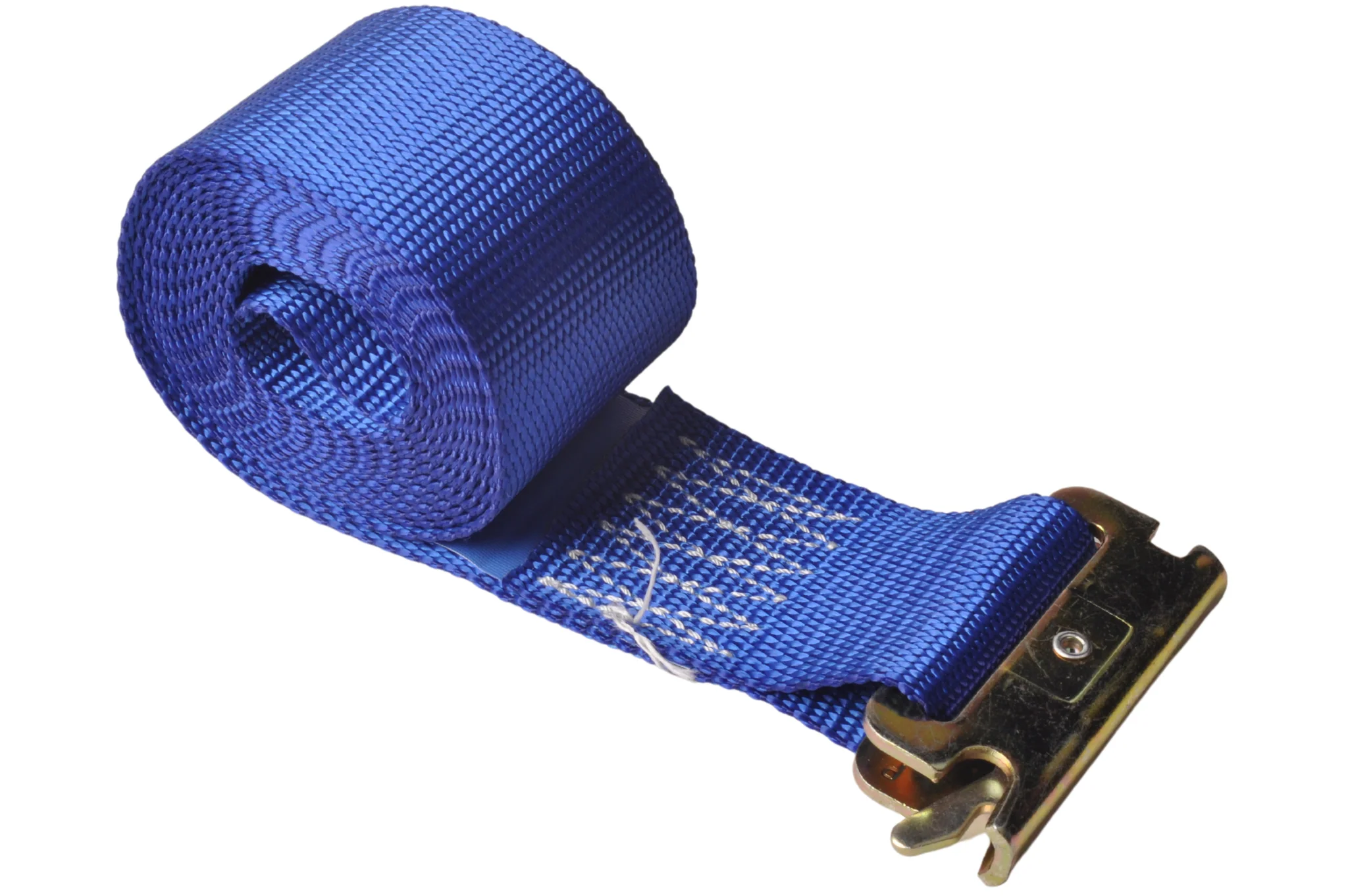 Spanngurt - 400x5 cm - blau - Brechlast 500 kg - 2-teilig - inkl. Ratsche und Sicherungsring - Image 4