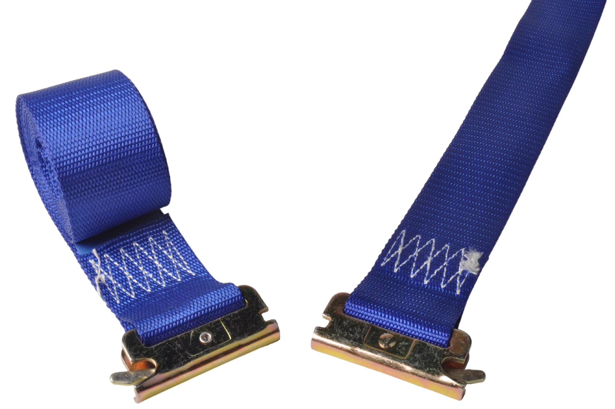 Spanngurt - 400x5 cm - blau - Brechlast 500 kg - 2-teilig - inkl. Ratsche und Sicherungsring - Image 5