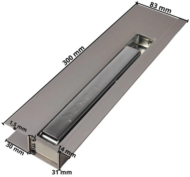 Spannverschluss 300 mm Alu rechts (Typ Anssems GT) - Image 5