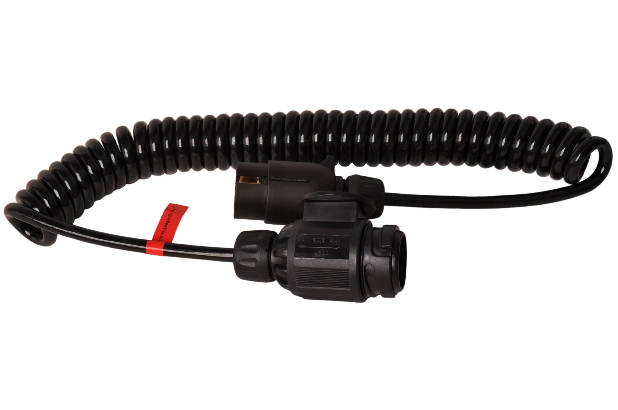 Adapter Spiralkabel 7-adrig mit 13-poligem Stecker & 7-poligem Stecker - 90 bis 250 cm - Image 5