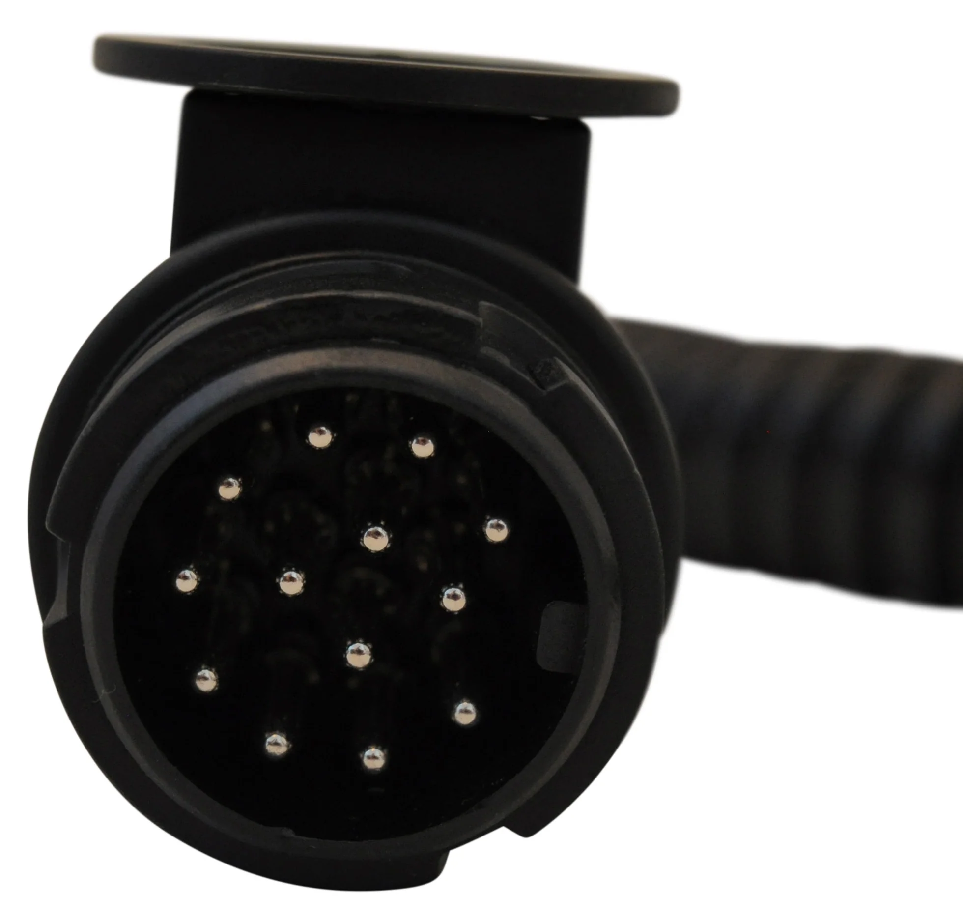 Adapter Spiralkabel 7-adrig mit 13-poligem Stecker & 7-poligem Stecker - 90 bis 250 cm - Image 9