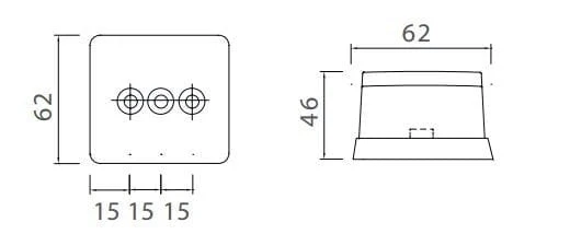 Aspock Squarepoint Begrenzungsleuchte - weiß - 150 cm DC-Kabel - Image 6