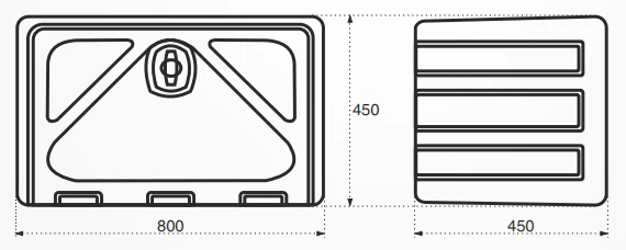 Stabilo Box 800 - Unterbau Deichselbox - 800x450x450 mm - Image 6