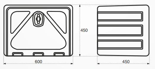 Stabilo Box 600 Deichselbox - 600x450x450 mm - Image 8