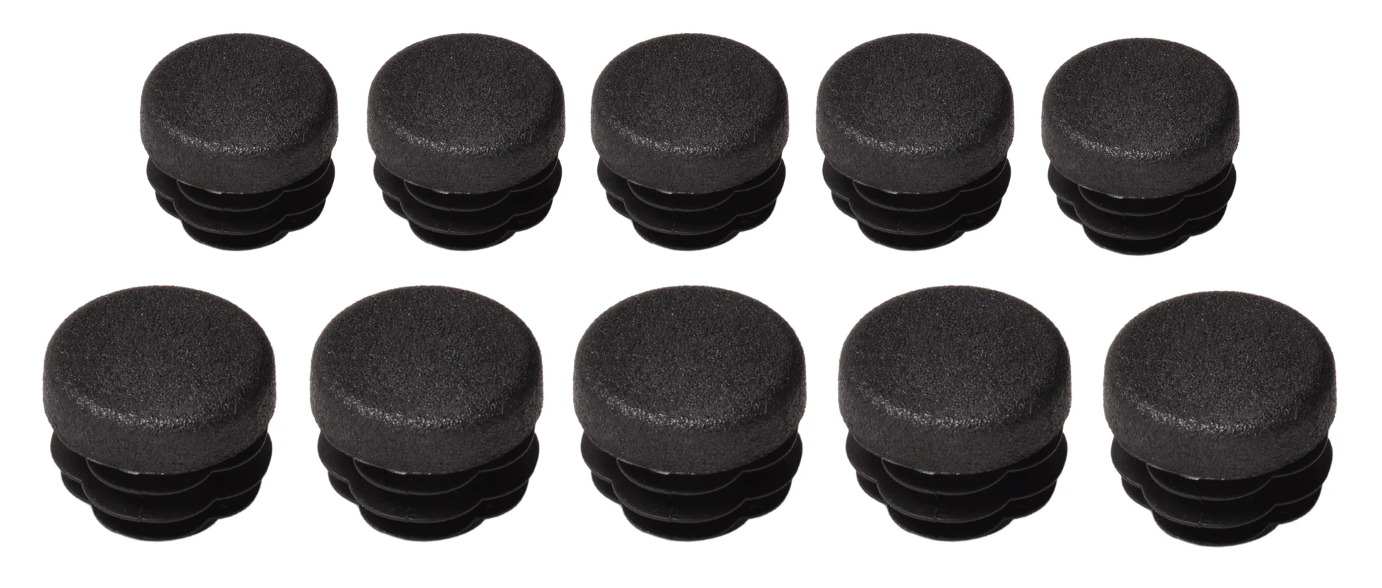 Steckbare Kappe rund 20 mm - 10 Stück