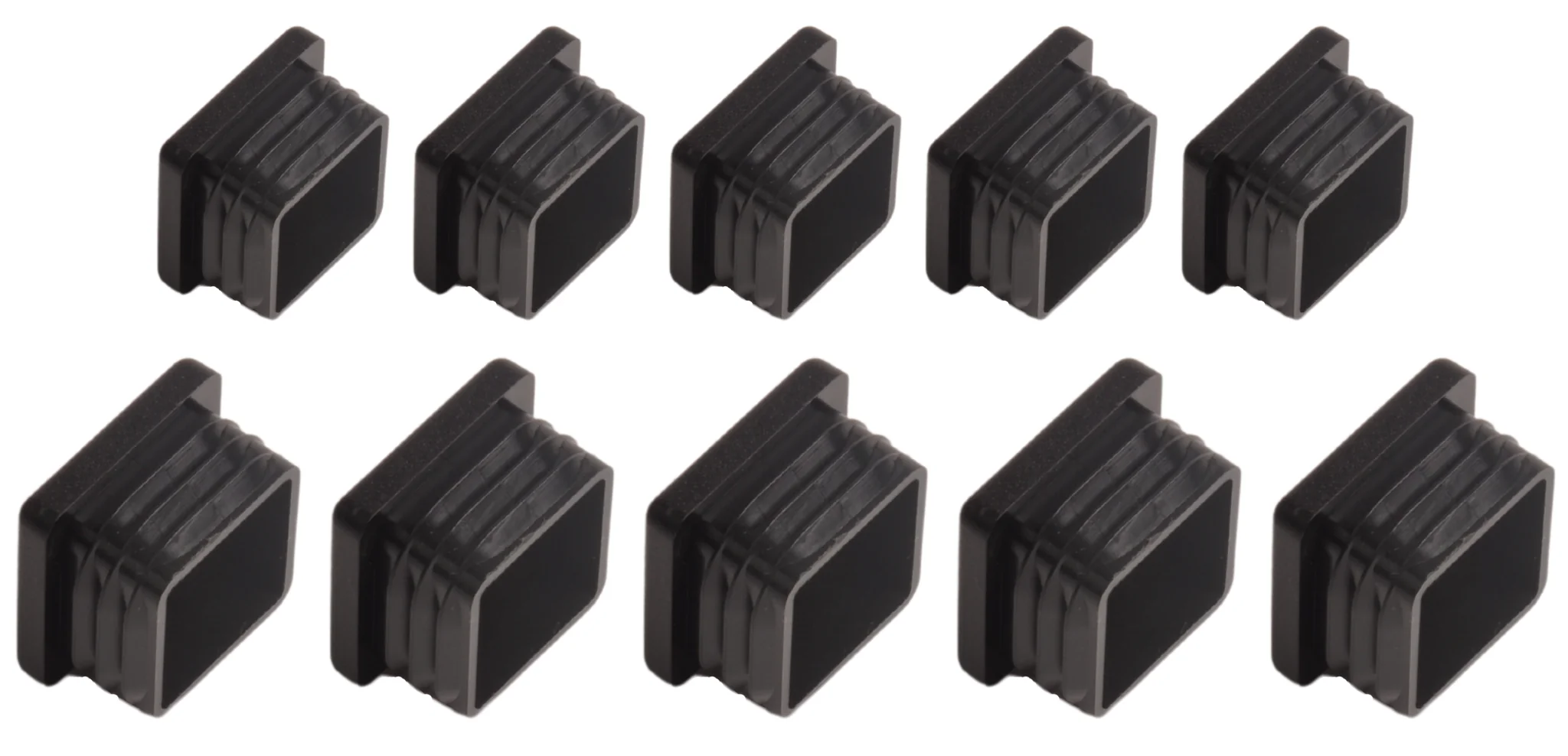 Steckbare Kappe viereckig 30x30 mm - 10 Stück - Image 2