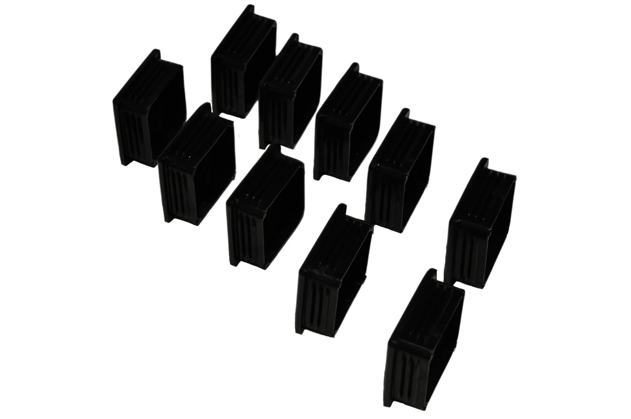Steckbare Kappe viereckig 60x60 mm - 10 Stück - Image 2