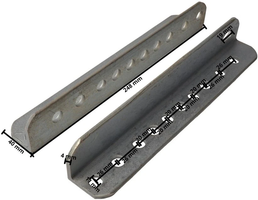 Stützen für Kielrolle - 24,5 cm pro stütz - Image 5