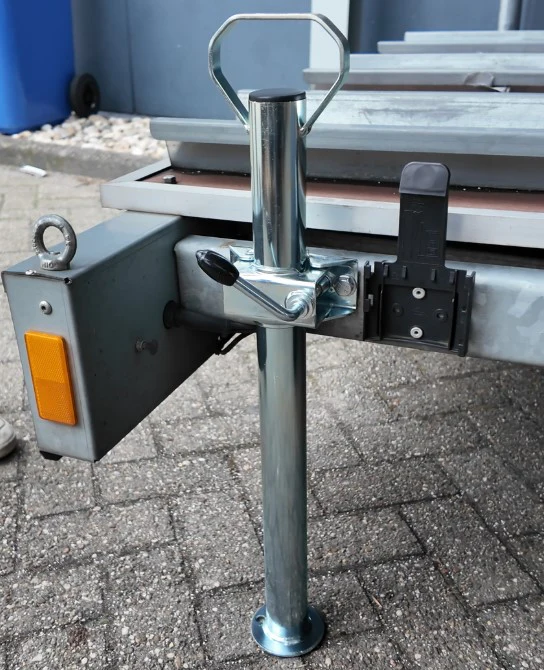 Stahl-Stützfuß mit Griff - 600 mm hoch - 48 mm Rohrdurchmesser - Image 2