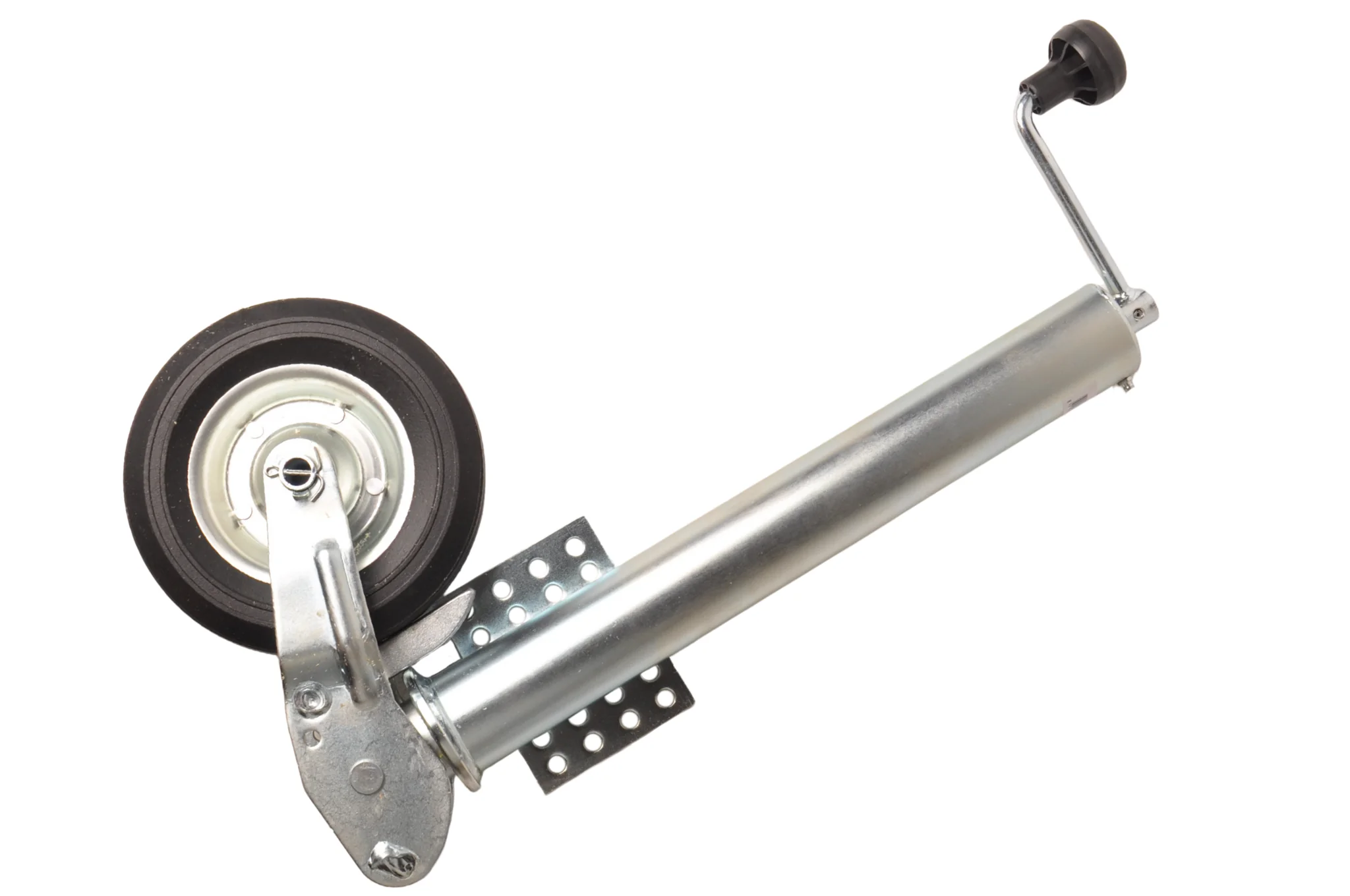 Stützrad für Anhänger - 60 mm rund - Tragfähigkeit: 250 kg - automatisch klappbar - Image 5