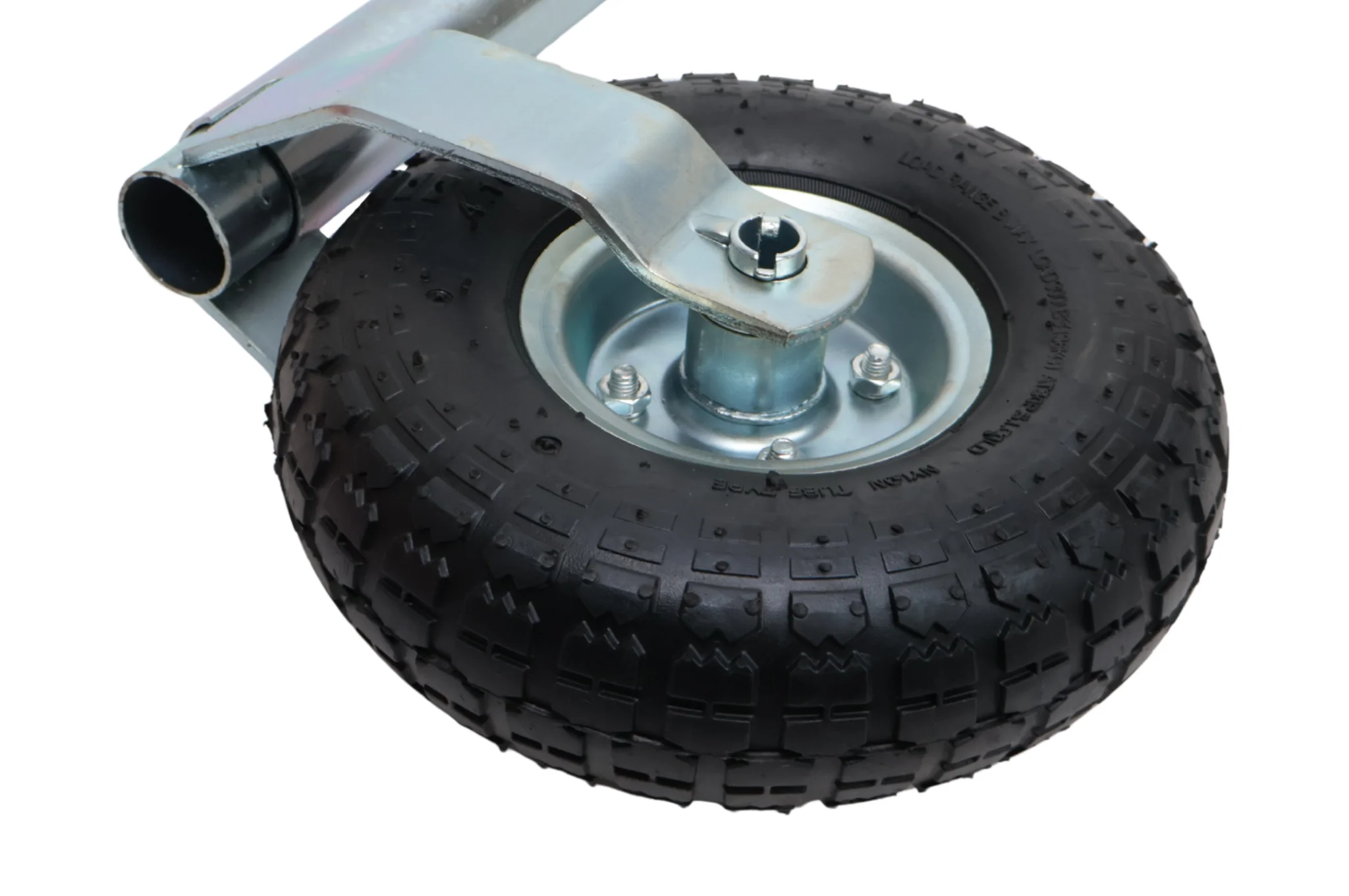 Stützrad mit Luftreifen - 48 mm - Tragfähigkeit: 150 kg - Stahlfelge - Image 3