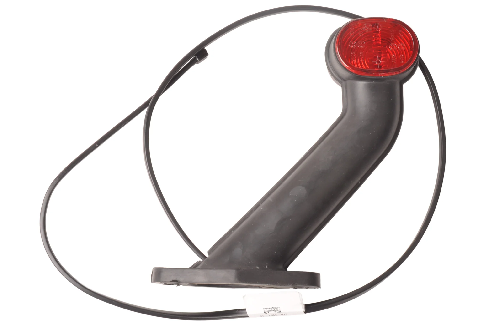 Aspöck Superpoint 2 Begrenzungsleuchte - links - weiß/orange/rot - 1 Meter Flachkabel - Image 3