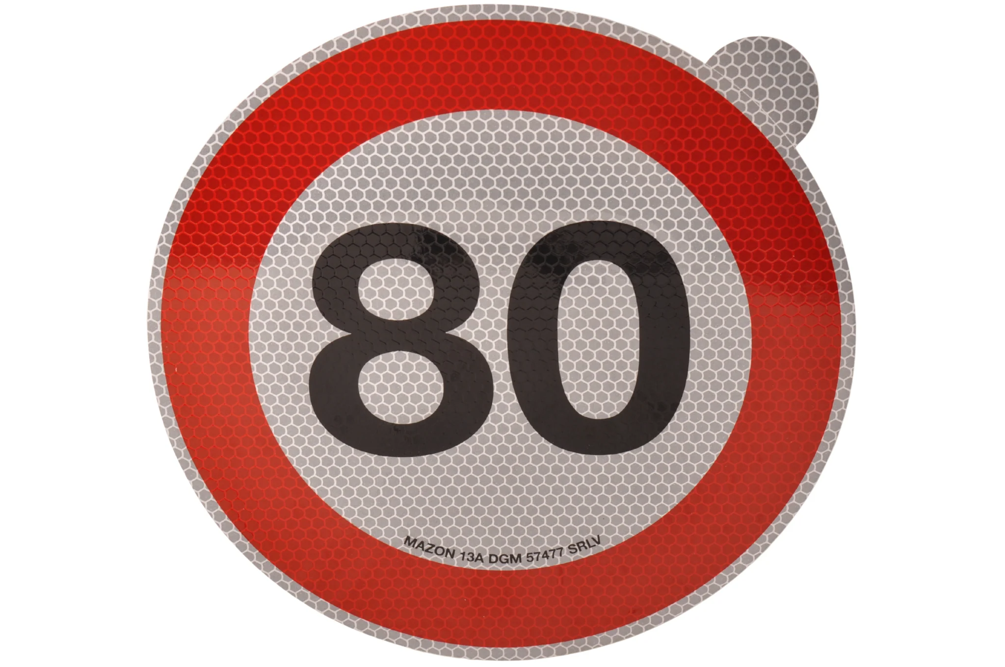 Tempo 80-Aufkleber Italien – 20 cm