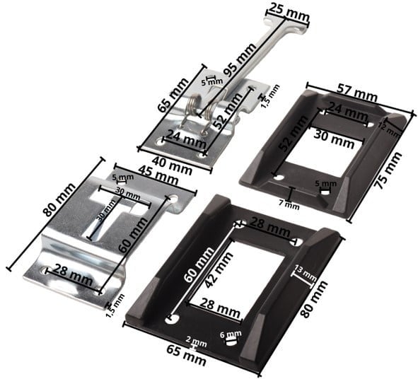 Türfeststeller: T-Stück + Gegenstück - Image 7