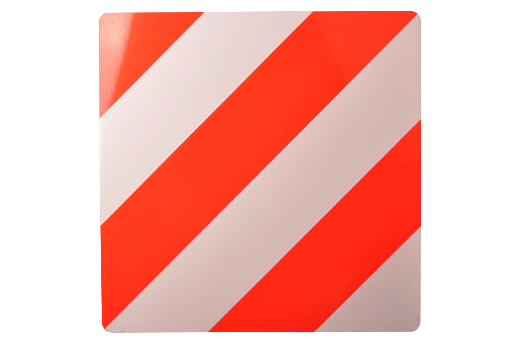 Warntafel überstehende Ladung 42,3x42,3 cm ALUMINIUM - extra haltbar