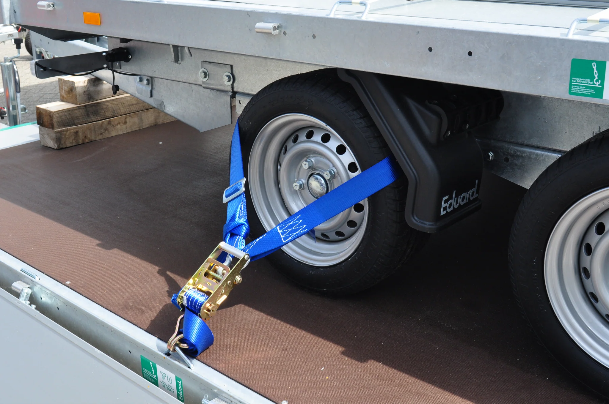 Spanngurt für Autotransport - 200x5 cm - Bruchlast 5000 kg - Y-Modell - Image 9