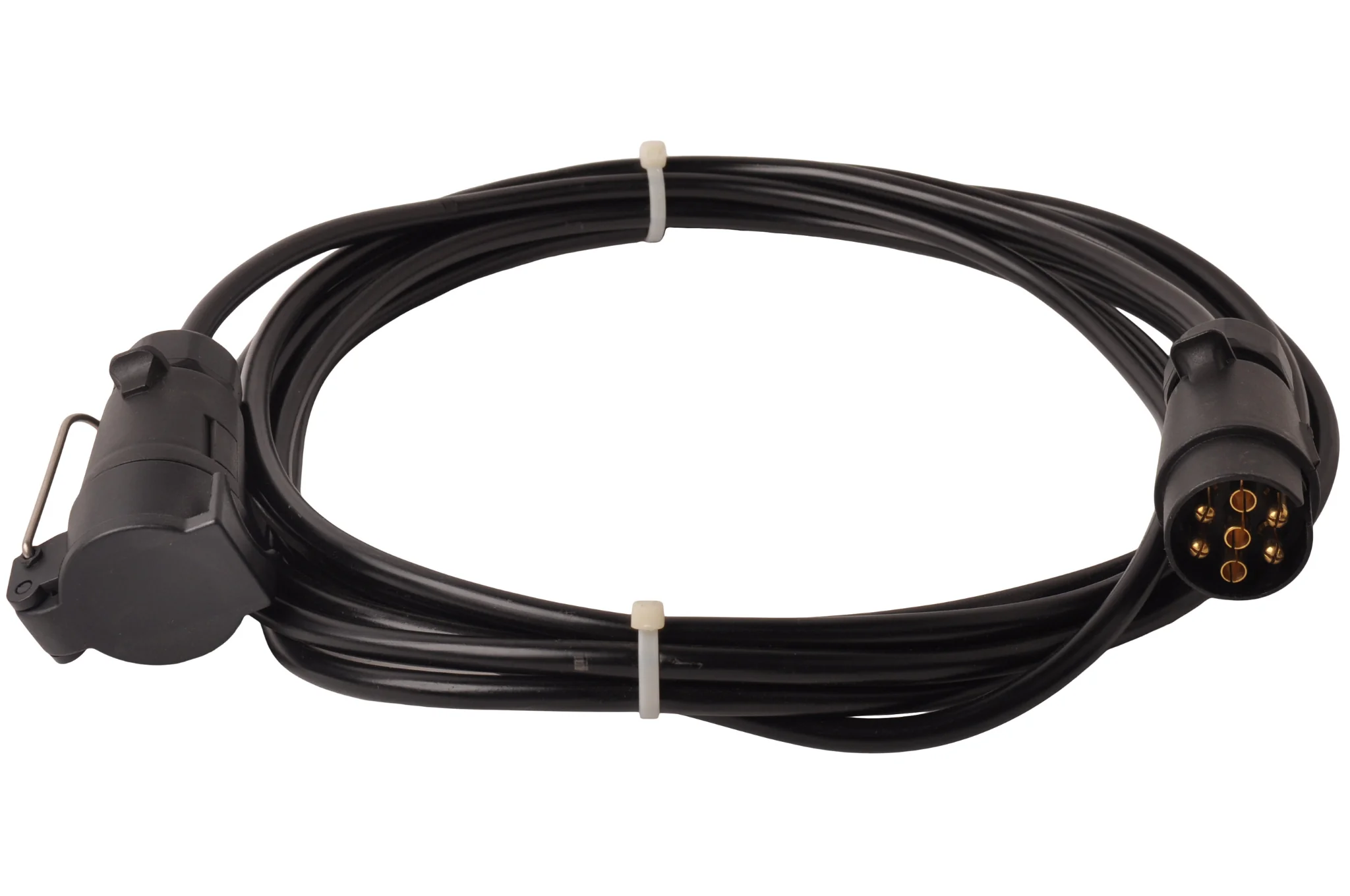 Verlängerungskabel 7-adrig mit 1x 7-poligem Stecker & 1x 7-poligem Gegenstecker - 500 cm
