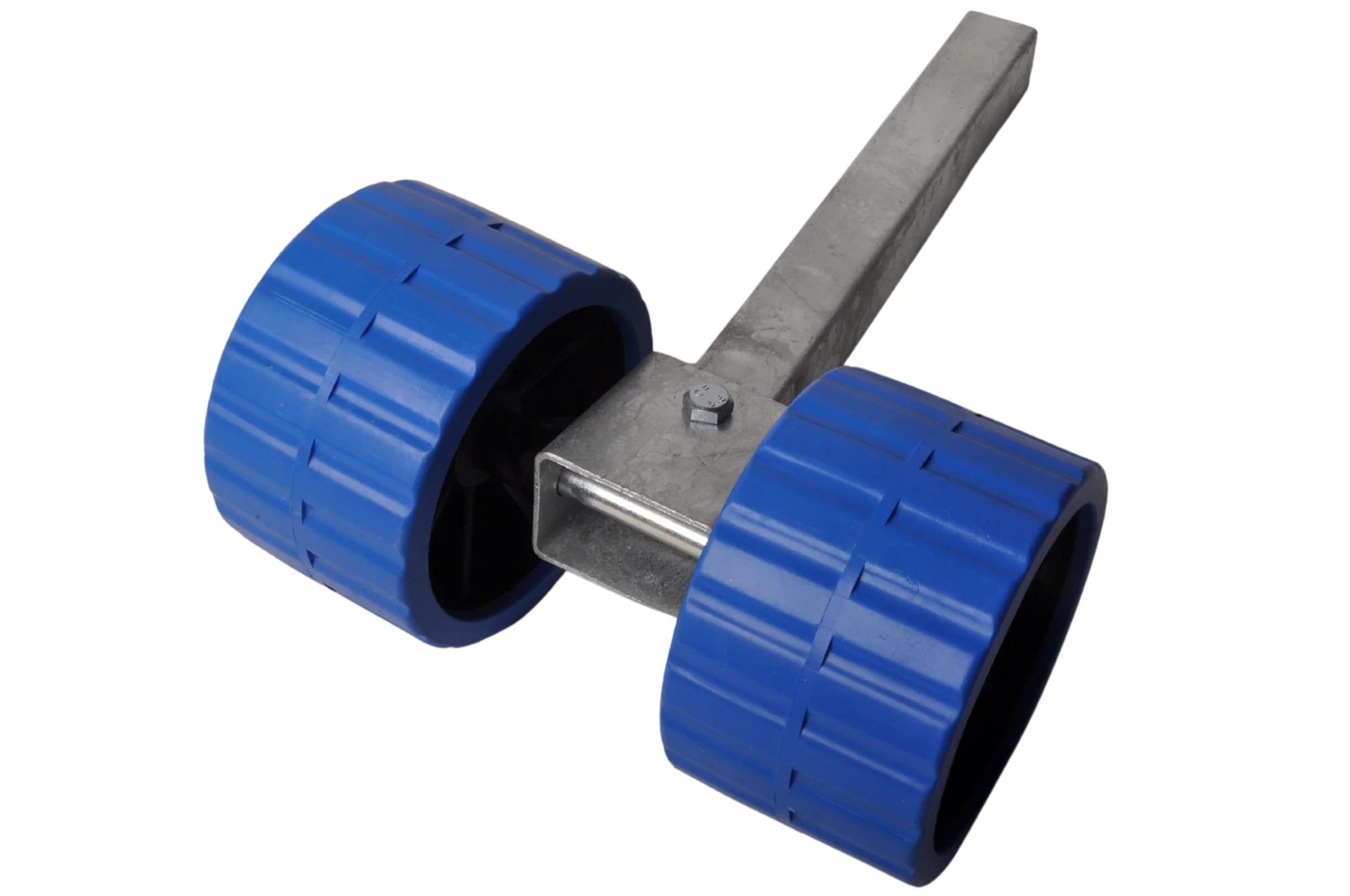 Höhenverstellbarer Bilgenrollensatz blau - 30x30x300 mm - verzinkt - Image 2