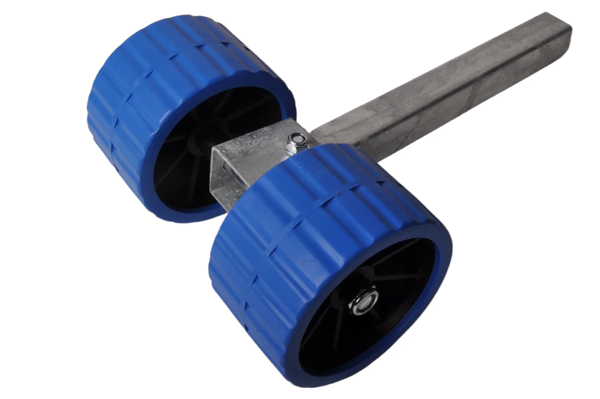 Höhenverstellbarer Bilgenrollensatz blau - 30x30x300 mm - verzinkt - Image 3
