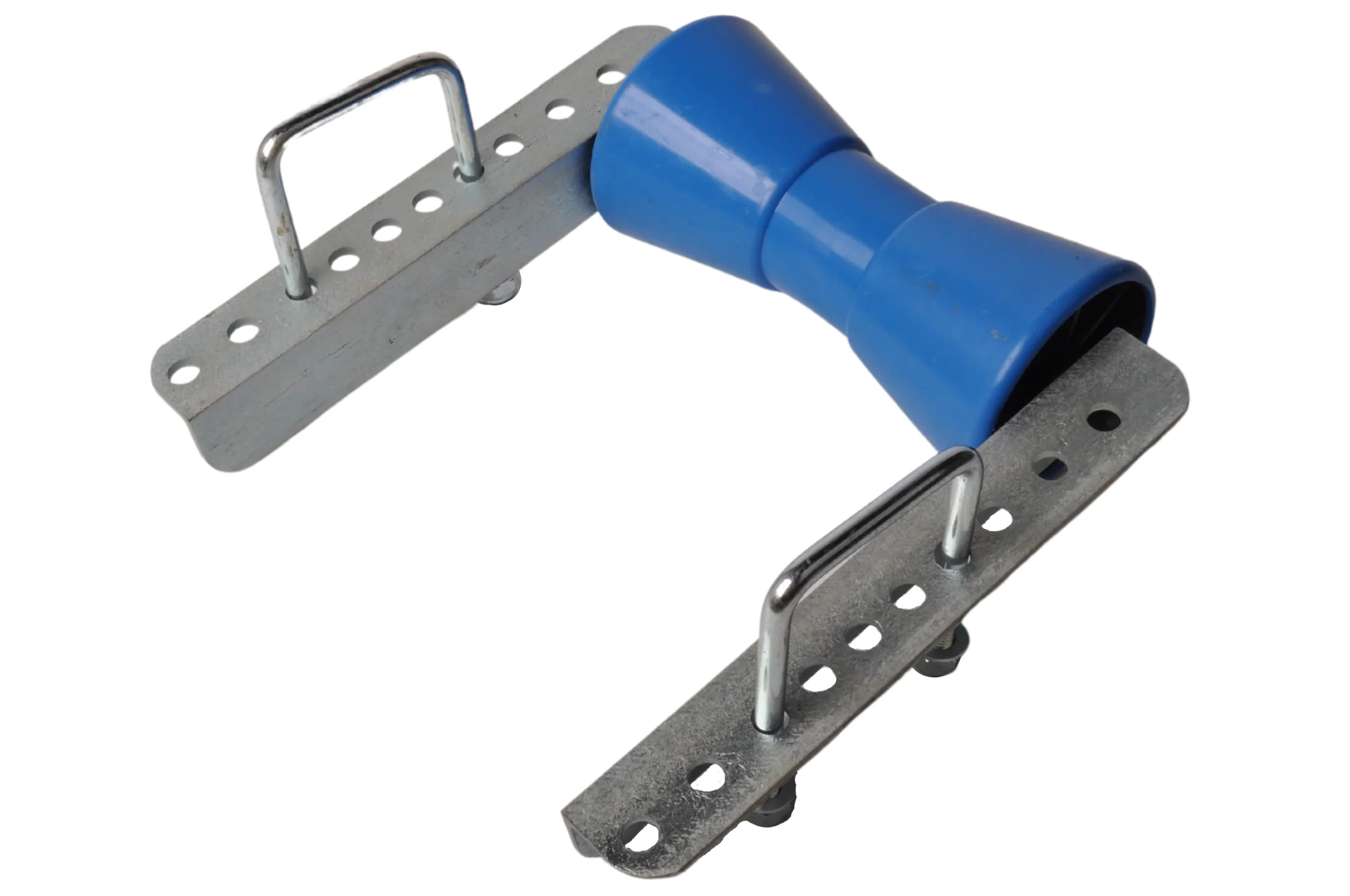 Verstellbare Kielrollensatz - 200x85 mm - blau - inklusive Bügel 100x73 mm - PE