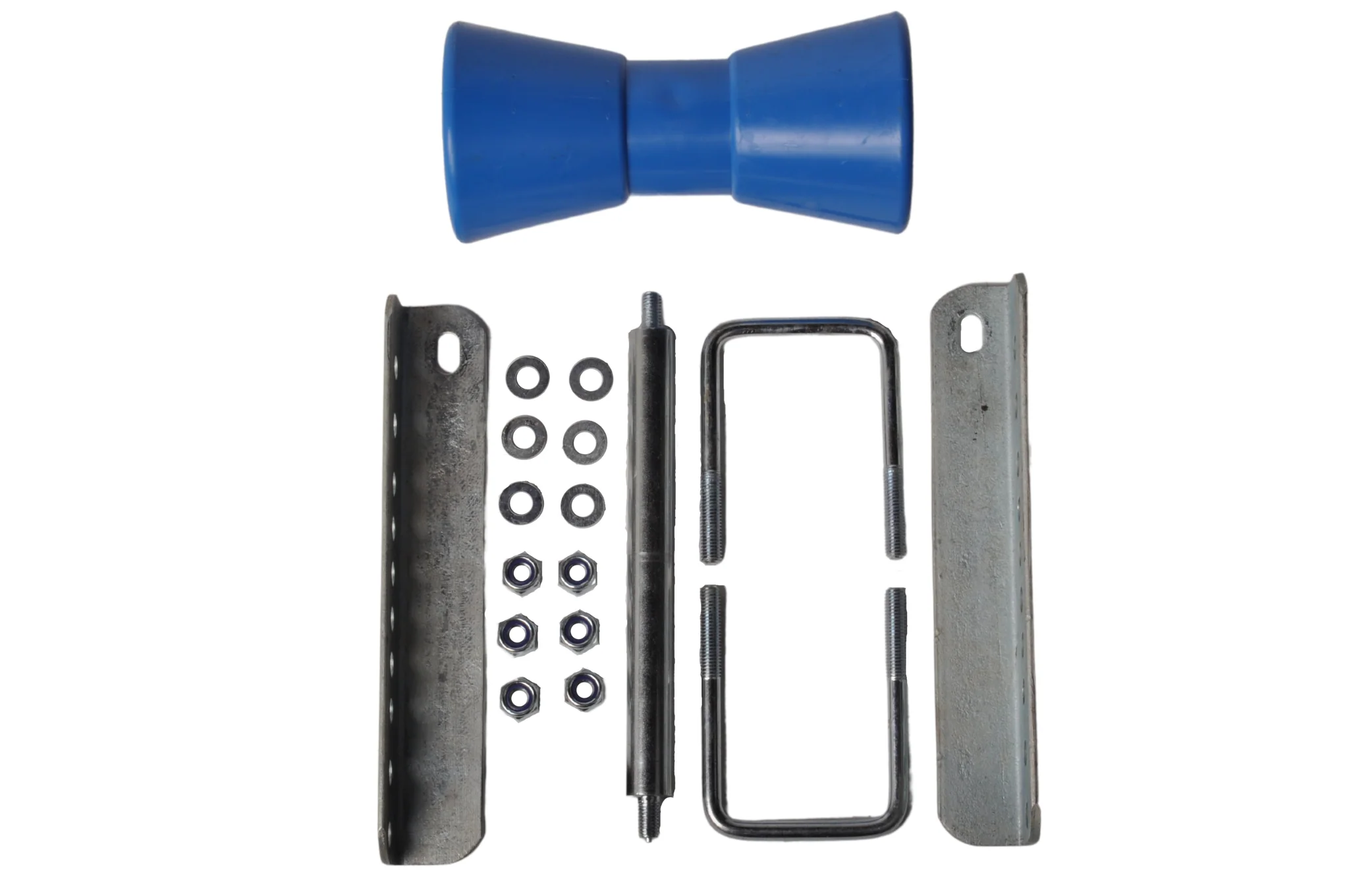 Verstellbare Kielrollensatz - 200x85 mm - blau - inklusive Bügel 100x73 mm - PE - Image 5