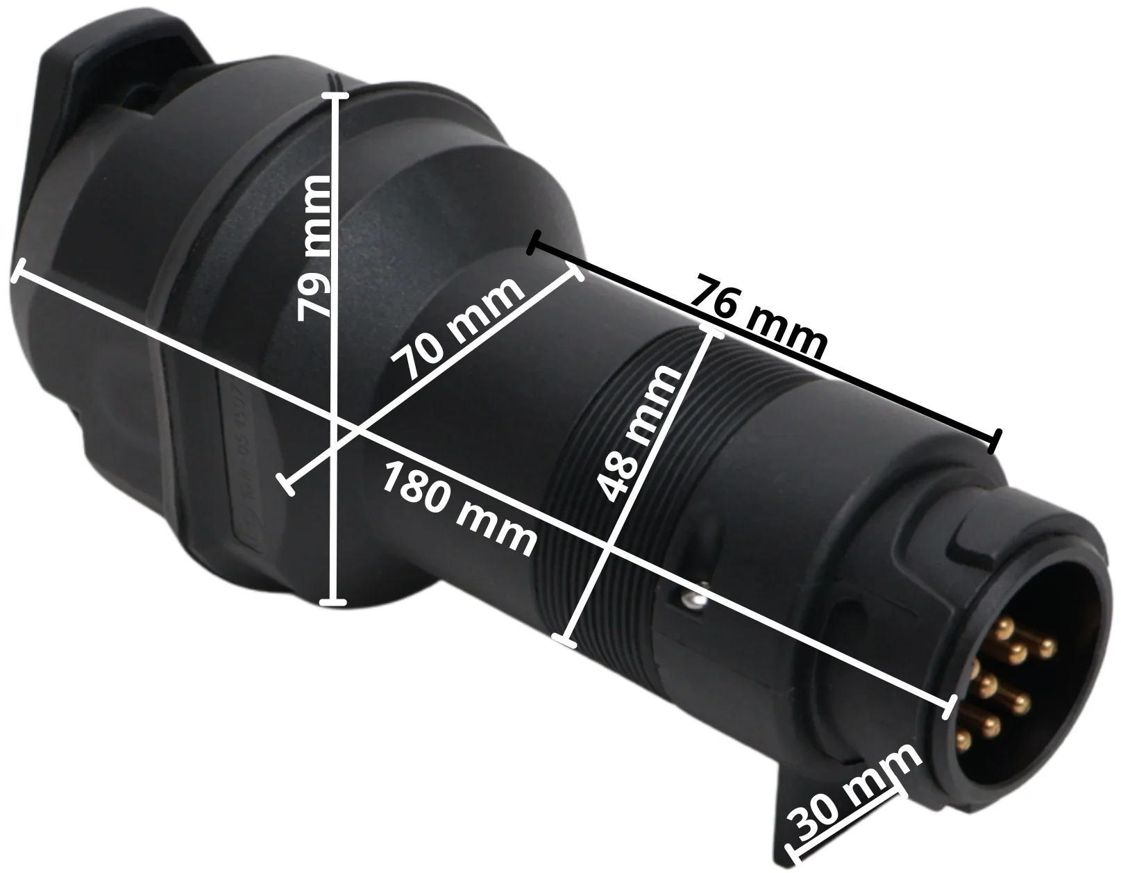Spannungswandler von 24 auf 12 Volt - 13-polige Steckdose - Image 7