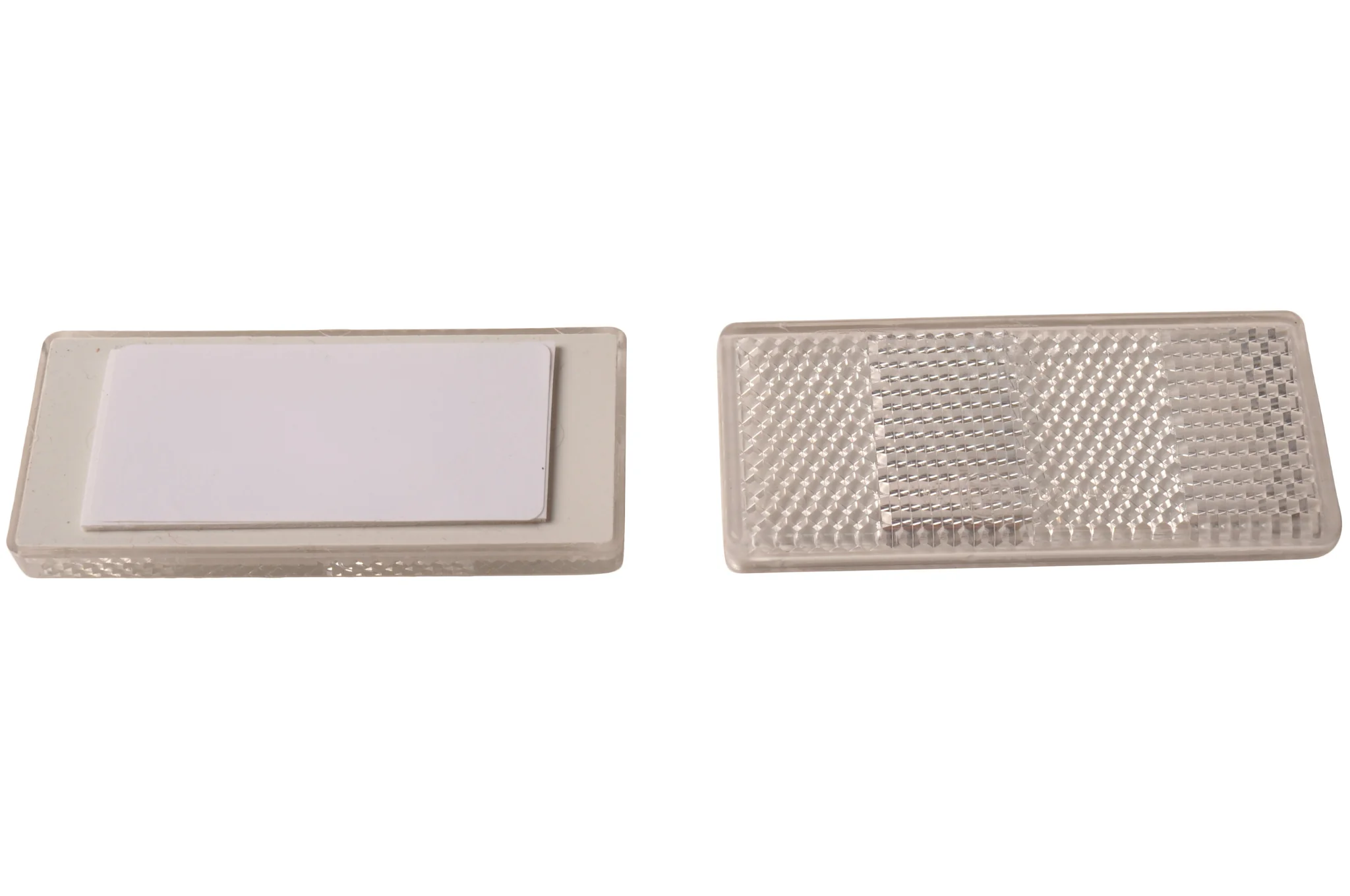 Weißer Reflektor 70x30 mm selbstklebend - Set aus 2 Stück - Image 4