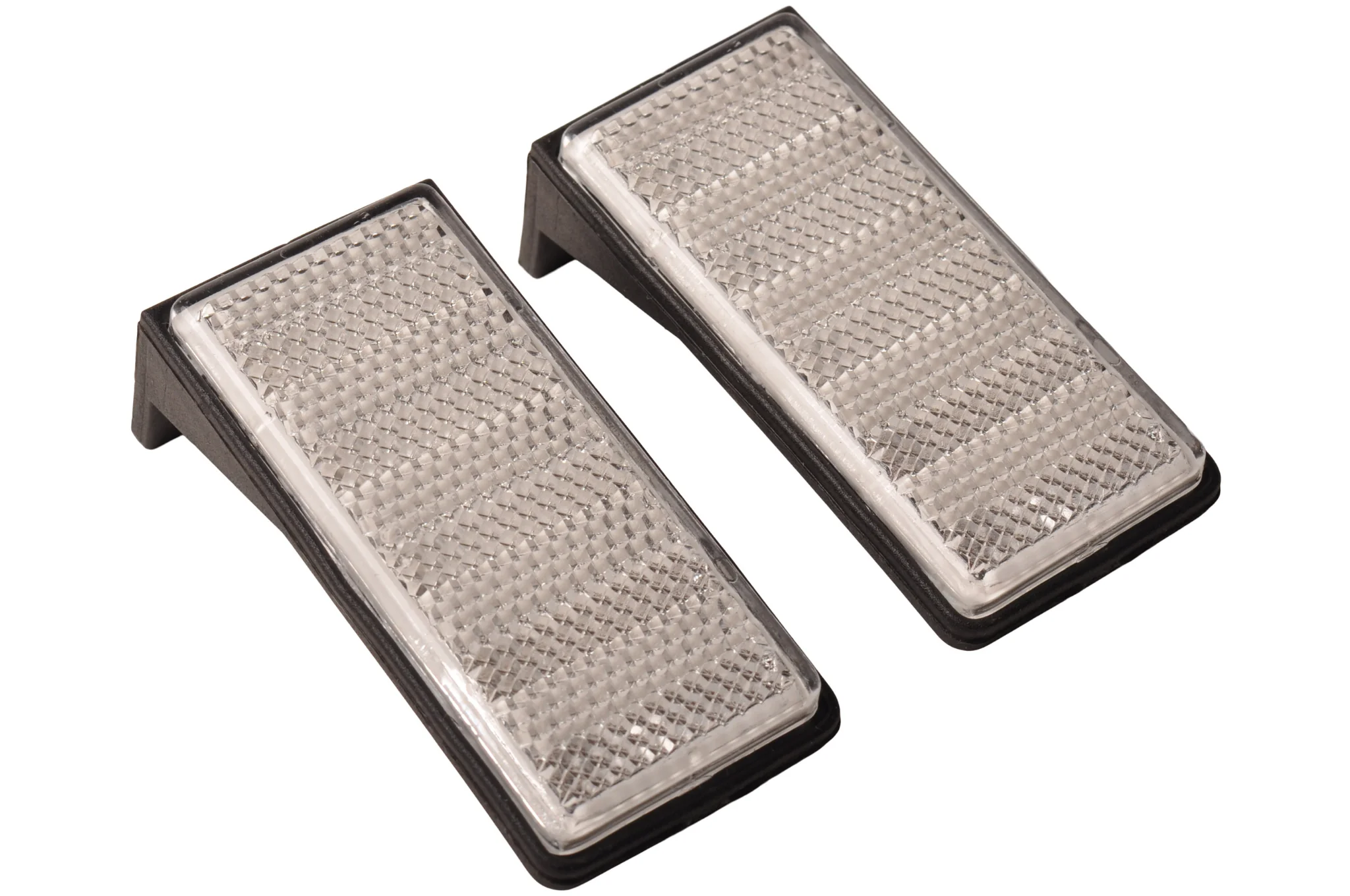 Weißer Reflektor 76x34 mm - inklusive Montagebügel - Set aus 2 Stück - Image 4