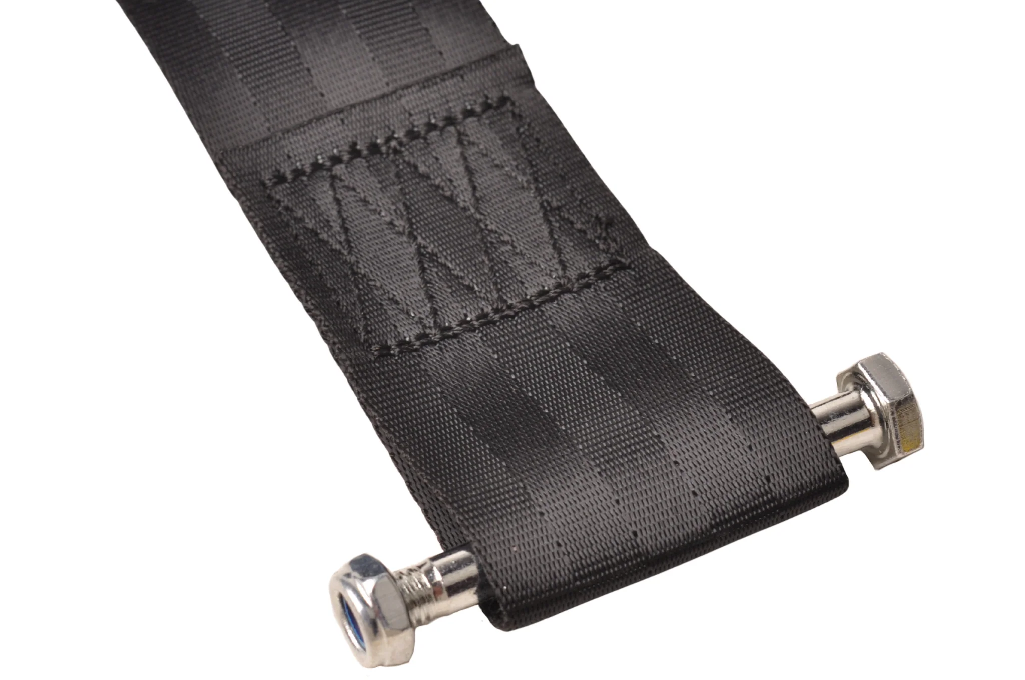 Seilband Bootsanhänger mit Sicherheits­haken – 5 cm x 6,1 Meter – 612 kg – Schwarz - inkl. Bolzen - Image 2