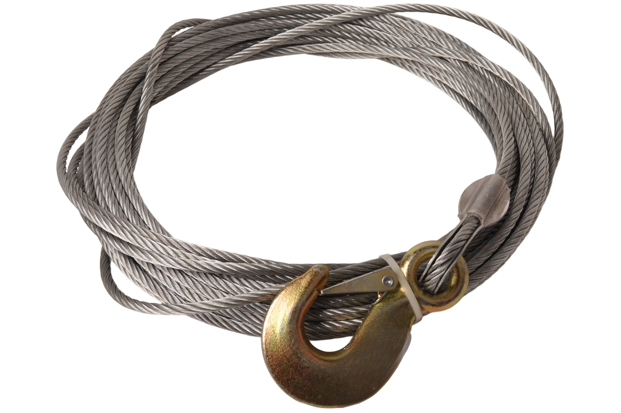 Windenseil mit Haken (6 mm x 15,2 Meter)