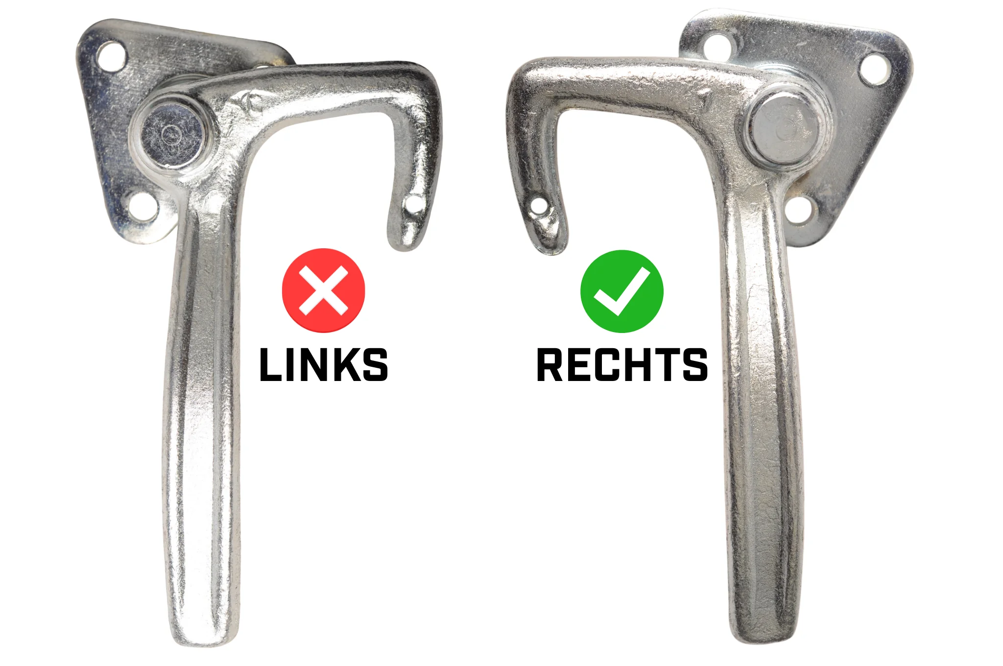 Winkelhebelverschluss RECHTS Typ 1 (kleine Montageplatte) - Image 6