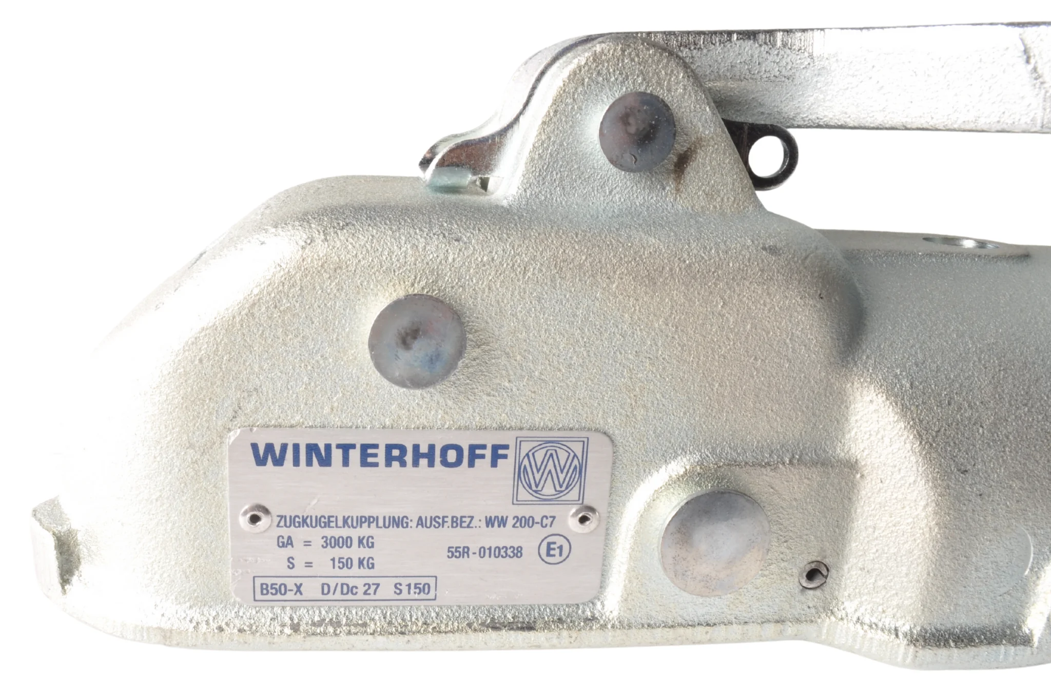 Winterhoff WW200-C7 - rund 70 mm - 3000 kg - ungebremste Kugelkupplung - Image 6