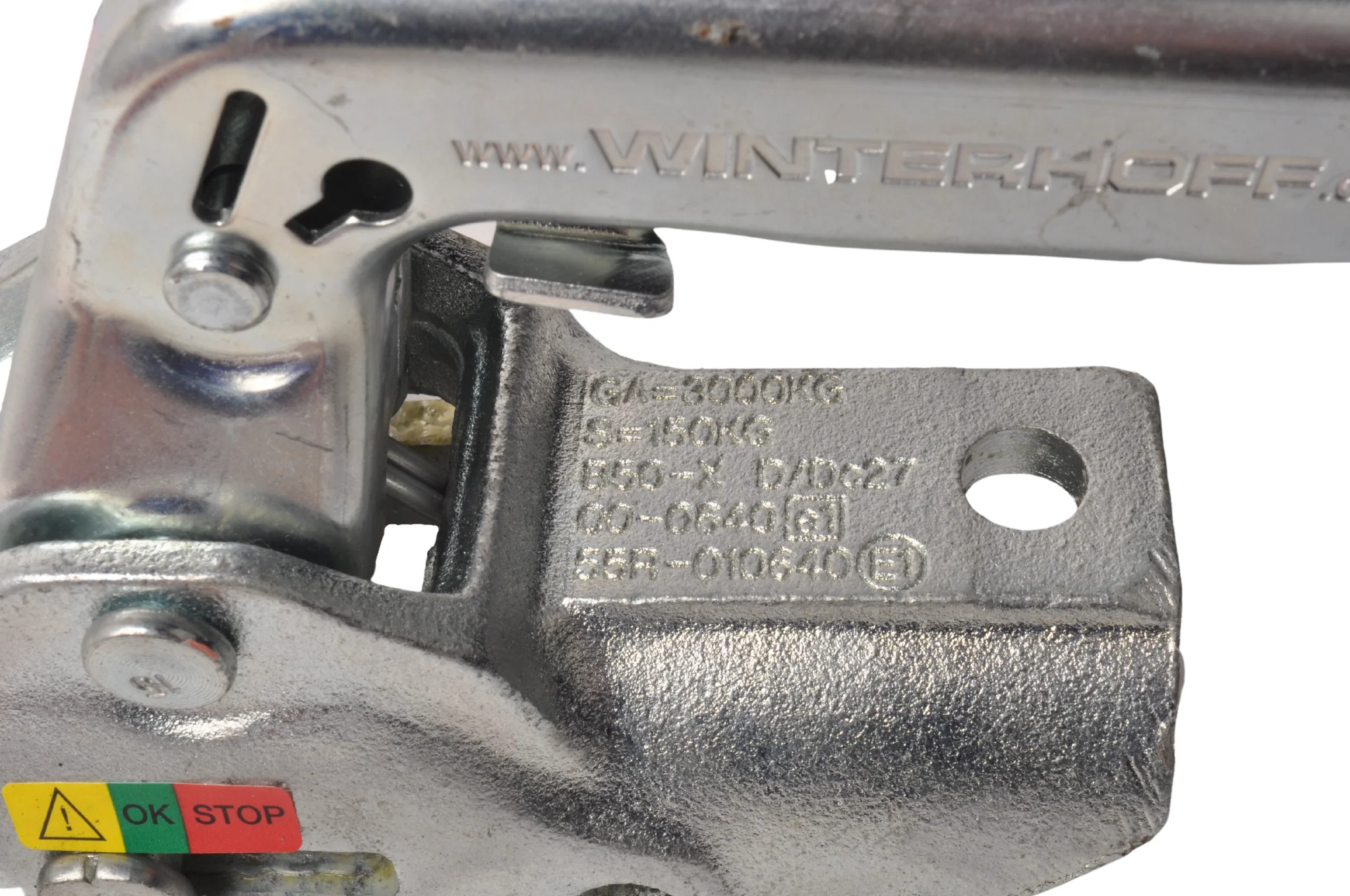 Winterhoff WW30-D3 - rund 50 mm - 3000 kg - gebremste Kugelkupplung - M14 - Image 4