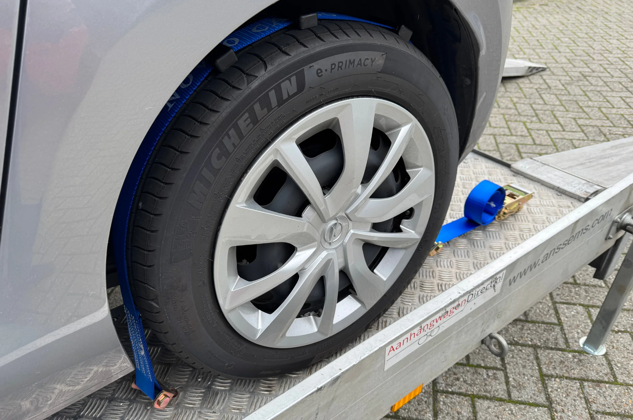 Spanngurt für Autotransport - 250x5 cm - Bruchlast 860 kg - Image 5