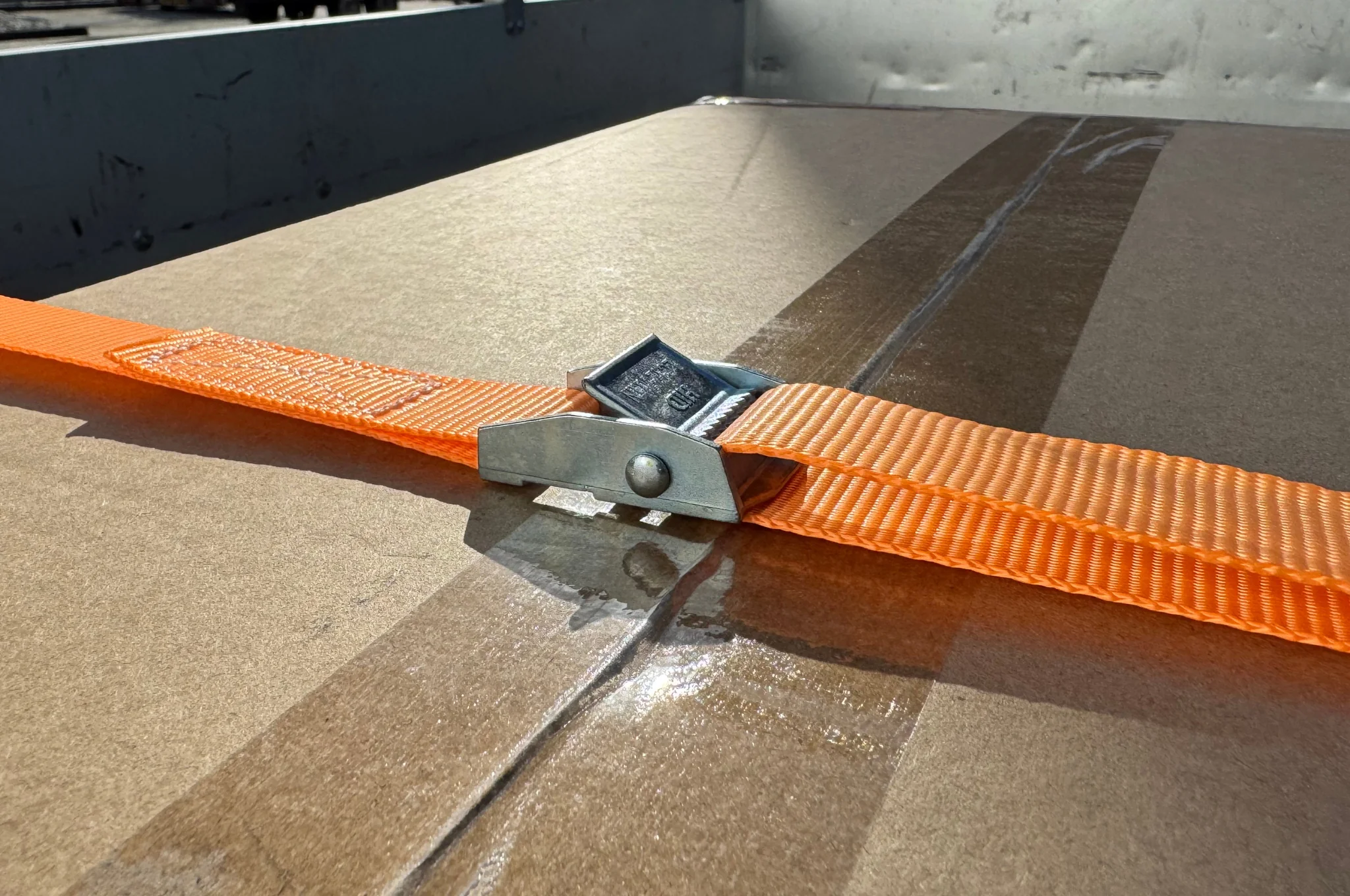 4 Stück Spanngurte- 195x2,5 cm - orange - Bruchlast 250 kg - 2-teilig - Image 2