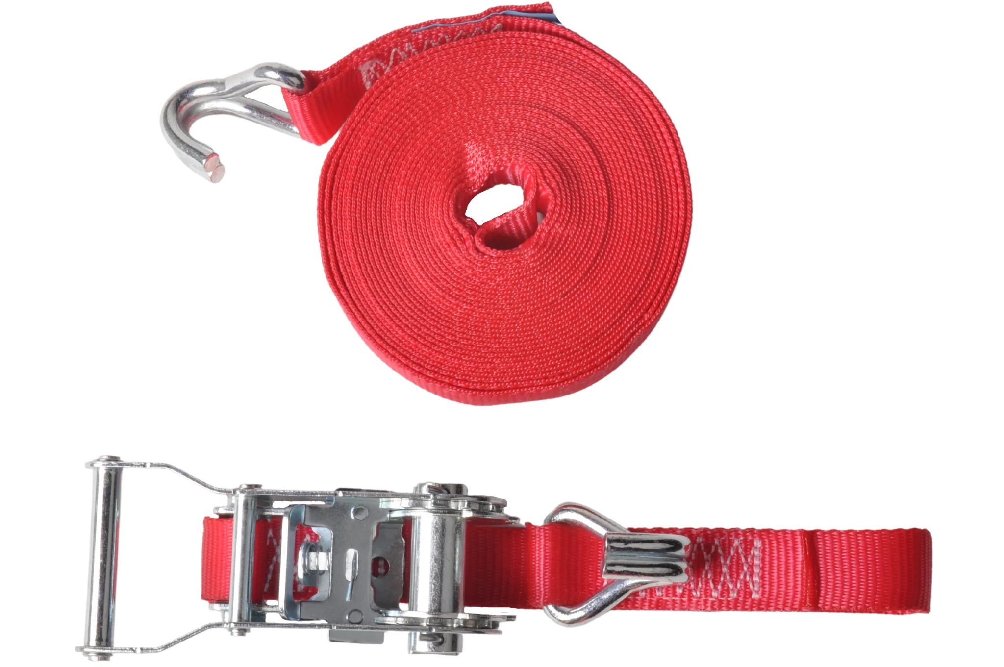 2 Stück Spanngurte - 700x2,5 cm - rot - Bruchlast 750 kg - Image 3